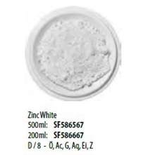 Pigment farve 500 ml. Zinc White